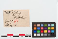 Etiketten zu Glasaugenperle (NHMW-PRAE-023975)